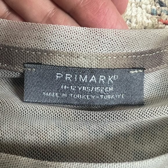 Primark Gray Mesh Girl Top - Picture 3 of 6